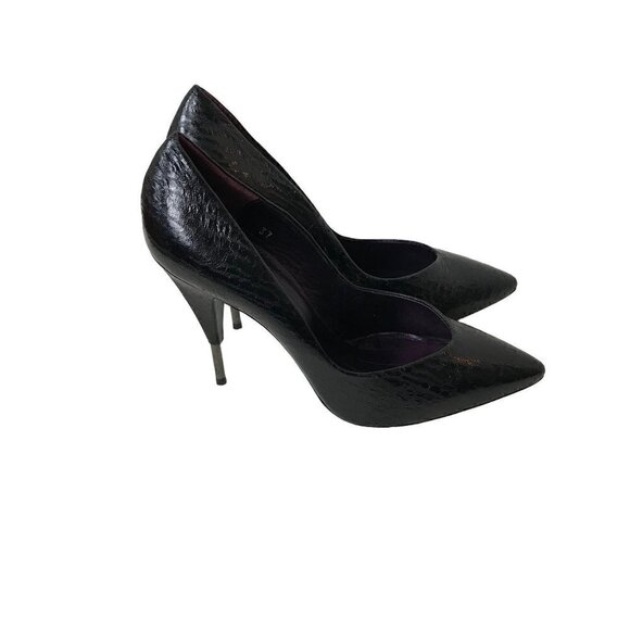 VIKTOR & Rolf Black Leather Pumps Size 37 - Picture 3 of 6